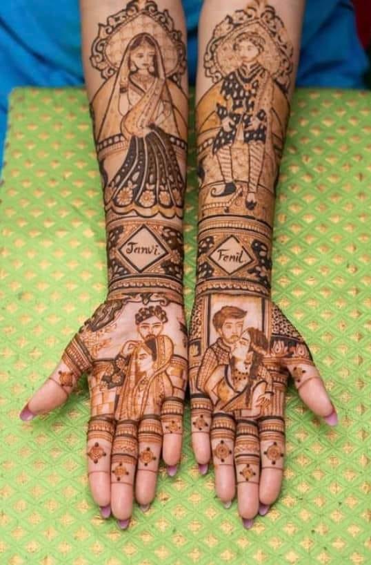 Full hand bridal mehndi designs 2025