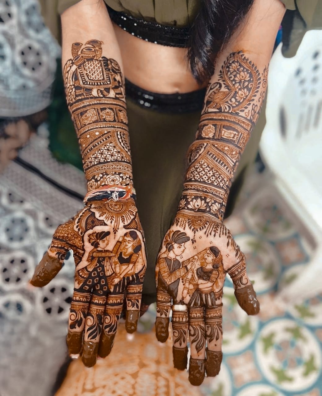Latest engagement mehndi designs 2026